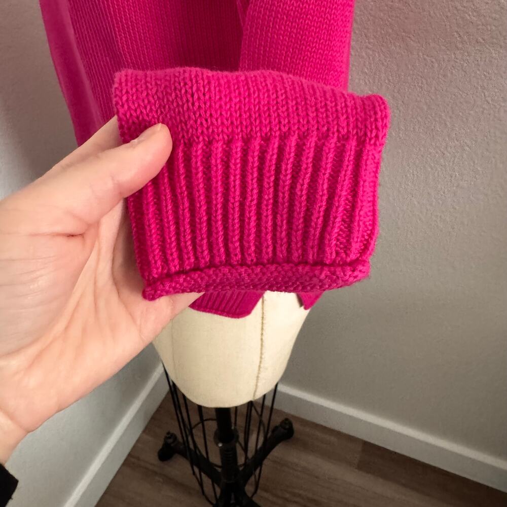 Lilly Pulitzer Crewneck Sweater Magenta Hot Pink Size S NWT Knit Pullover - Picture 10 of 11